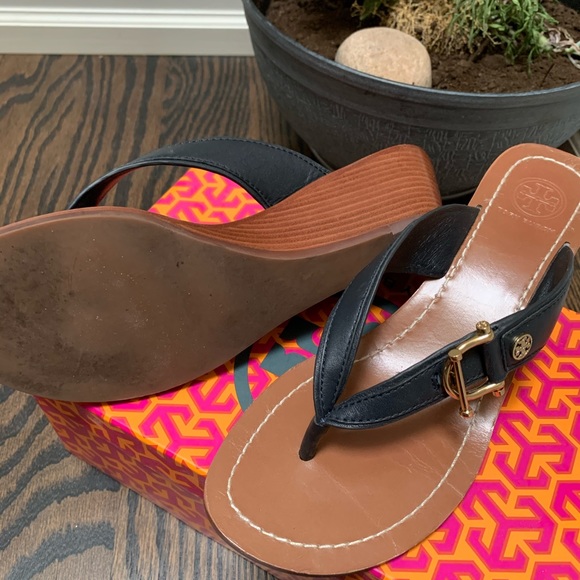 Tory Burch Wedges (very gently used) - Picture 5 of 12
